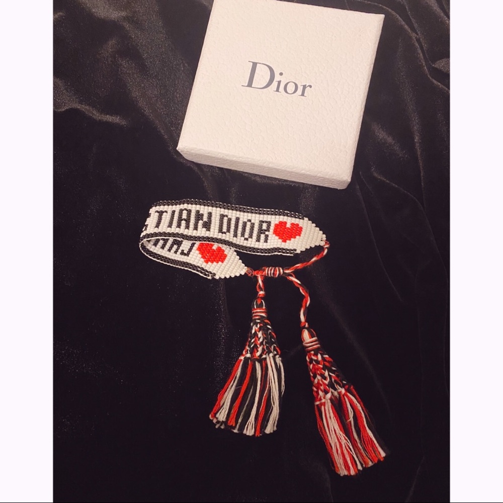 ❌Sold❌ Christian Dior J’ADIOR Bracelet Tassel Knit - Picture 6 of 8
